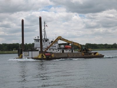 Approaching the home dock, at Port Huron