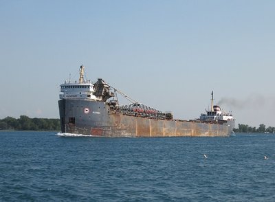 Up-bound, in ballast, to Goderich