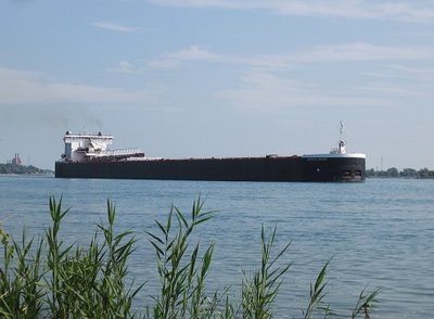 Next in line to unload coal at the St. Clair Power Plant