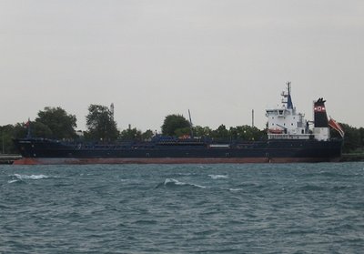 Her first trip on the St. Clair River