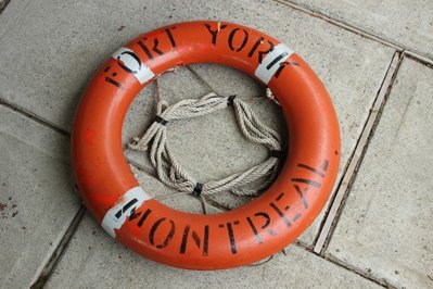 Life ring from M/V Fort York.
