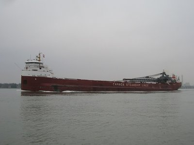 Churning the water on her way to Superior for a load of ore