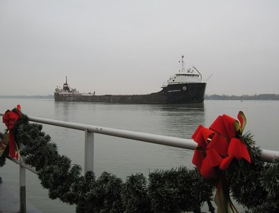This is likely her last trip down the St. Clair River as she carries a load of wheat to Montreal