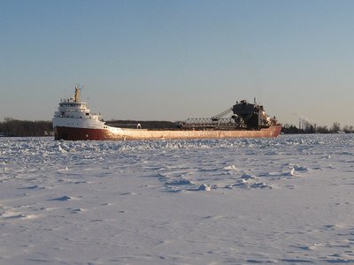 Making good speed through the ice