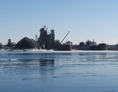 Algosteel recently joined Algoma Olympic and CSL Niagara in lay-up.
