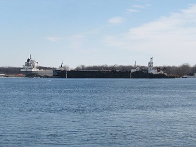 2015-03-08a Kamin & Everlast.jpg (102.62 KiB) Viewed 1299 times River is nearly free of ice, but there's still a lot to come down from the lower St. Clair River and Lake St. Clair.