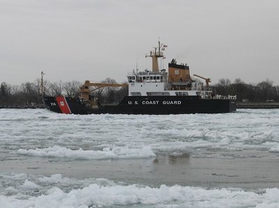 Leading the parade to Port Huron/Sarnia.