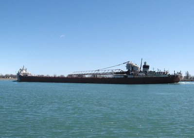 Hopefully, by the time she gets to the lower St. Marys River, ice conditions there and beyond will have improved.