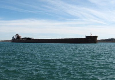 On the coal run to the St. Clair Power Plant