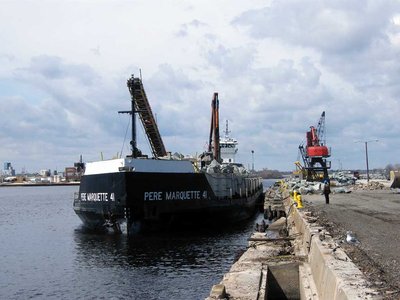 Pere Marquette Shipping's ATB 'Pere Marquette 41 (Ex-Carferry 'City of Midland 41') Loading Stone at the K&K Dock in Marinette -A Bow (Barge) View Thursday, April 20, 2011..jpg (78.71 KiB) Viewed 2637 times Pere Marquette Shipping's ATB 'Pere Marquette 41 (Ex-Carferry 'City of Midland 41') Loading Stone at the K&K Dock in Marinette -A Bow (Barge) View Thursday, April 20, 2011..jpg