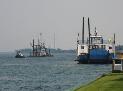 She and Mohawk were oozing their way to a temporary stop at St. Clair, before she continues on to Grand Haven.  No specific destination for Mohawk