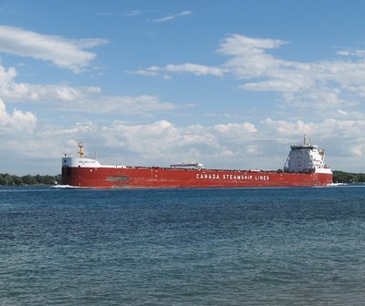 CSL Welland upbound in ballast to Thunder Bay.