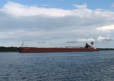 Tug Joyce VanEnkevort and her barge Great Lakes Trader on their way to Stoneport.