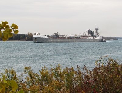 Olive Moore &amp; Lewis J. Kuber approaching the Bluewater Aggregates facility at Marysville.