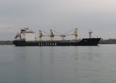 Raba, taking grain to Kaliningrad, Russia, located between Poland and Lithuania, along the Baltic coast.