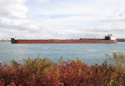 Mesabi Miner in matching fall colors, this time upbound to Duluth.