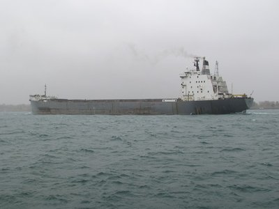 AIS showed Tecumseh sailed on past the anchorage on her way to Thunder Bay.