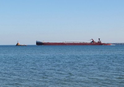 Joseph H. Thompson and Joe, Jr. headed to Drummond Island.  (They're not on a collision course with Luedtke.)