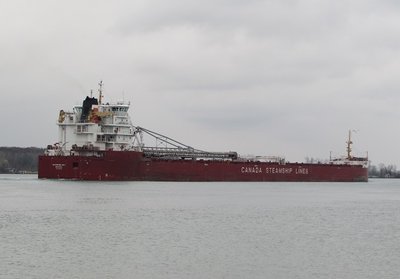 Stern view of Whitefish Bay down-bound to Nanticoke.