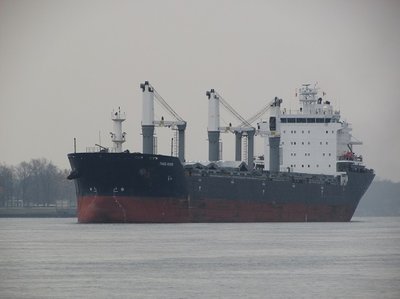 The saltie Three Rivers was up-bound to Thunder Bay.