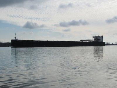 American Integrity unloaded the first part of a split load at the St. Clair Power Plant and was up-bound to Essexville.