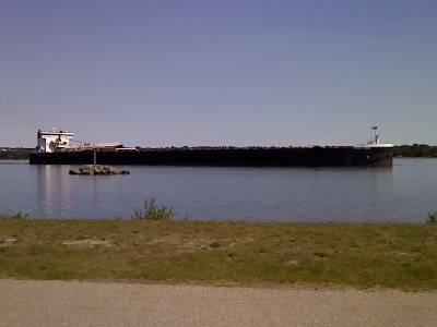 Indiana harbor downbound right before mission point