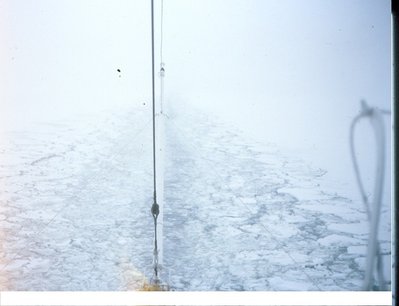 Following the ice path