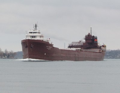 Lee A. Tregurtha on a return trip to Marquette.