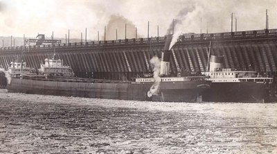 At the DMIR ore dock