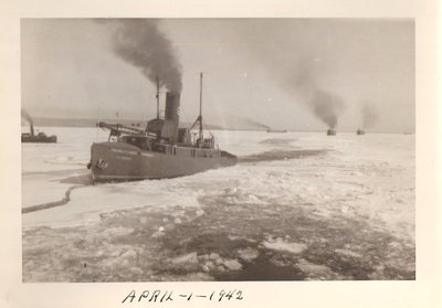Approaching Duluth, April 1, 1942