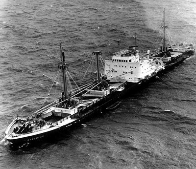 Nordmeer sunk 7 miles SE of the Thunder Bay Island Light on Lake Huron Nov 19, 1966 - 10 days before the Morrell was lost south of there