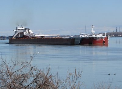 First ship of the day (at least in daylight hours) was Presque Isle, going to Zug Island.