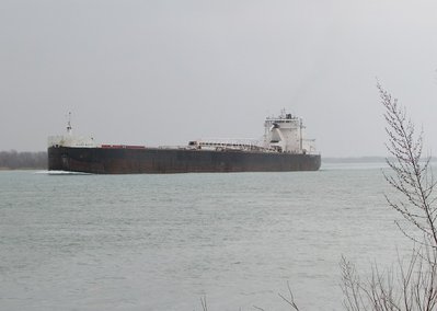 H. Lee White up-bound in ballast, but with no current destination.