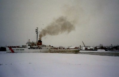 Entering the turning basin