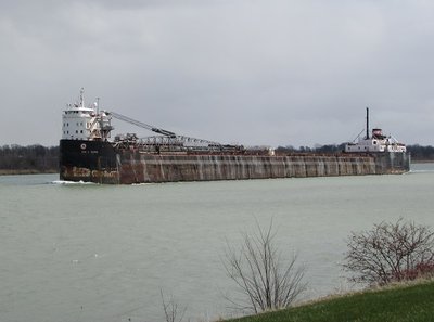2016-04-09d J.D.Leitch.jpg (94.5 KiB) Viewed 1586 times John D. Leitch riding high, in ballast, up-bound to Goderich. That "striped coat" makes me think of either a zebra or one of those fancy little dogs with their long, flowing coats!