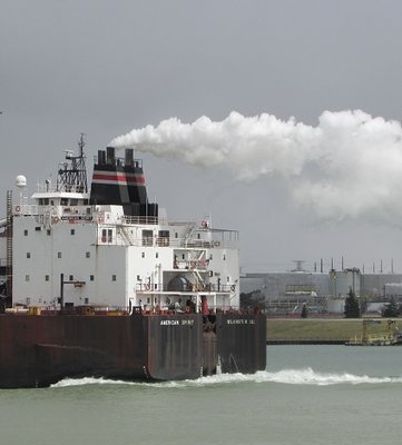 2016-04-09c AmSpirit.jpg (75.96 KiB) Viewed 1586 times I know Interlake is equipping some of their boats with scrubbers. That white emissions plume has me wondering if American Steamship is doing the same thing?