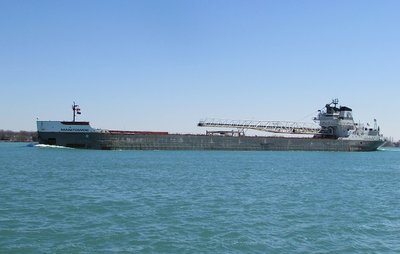 Manitowoc carrying coal loaded at CSX (Toledo).