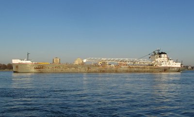 2016-04-15k Pierson.jpg (97.85 KiB) Viewed 2382 times After entering the St. Clair River, Robert S. Pierson did a U-turn and joined Mississagi at the Sarnia North Slip.
