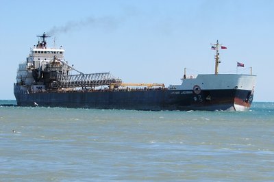 Capt. Henry Jackman down-bound to Clarkson with stone.