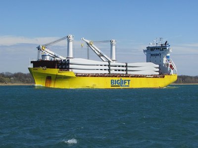The colorful Happy Ranger upbound with cargo for Bay City.