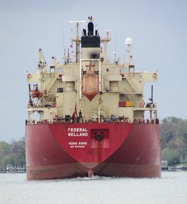 Federal Welland had a destination of Montreal, likely for fuel &amp; supplies before heading across the Atlantic.