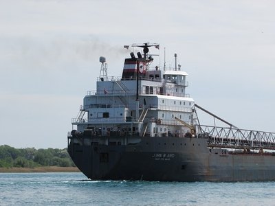 John B. Aird continues down-bound to Hamilton with a cargo of coal.
