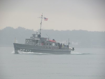 Pride of Michigan moving water en route to an undisclosed destination.