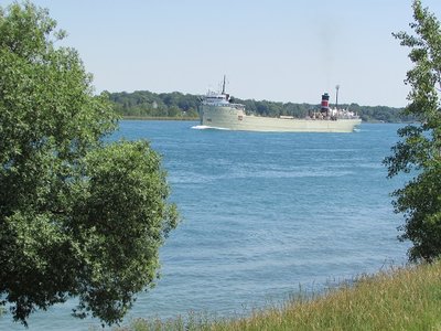 The classic Alpena on her way to Alpena.